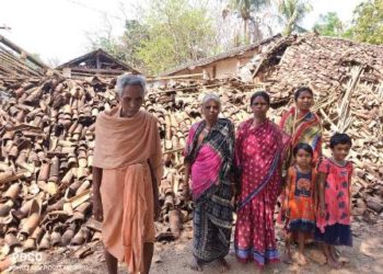 କାଳବୈଶାଖୀ ପରେ ଭୁଷୁଡିଲା ୫ ବଖରା ଘର – ପାଟଣା