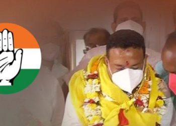 ପିପିଲି ଉପ-ନିର୍ବାଚନ ପାଇଁ ନାମାଙ୍କନ ଦାଖଲ କଲେ କଂଗ୍ରେସ ପ୍ରାର୍ଥୀ ବିଶ୍ବକେଶନ ମହାପାତ୍ର