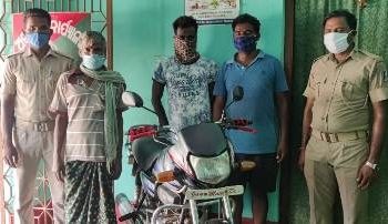 ଅବକାରୀ ଚଢ଼ାଉ, ୬୮ଲିଟର ମଦ ସହ ଗାଡି ଜବତ, ୩ଗିରଫ