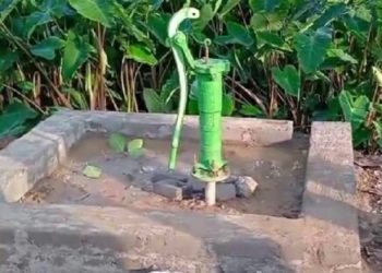 ପାଣି ପାଇଁ ରାଜ ରାସ୍ତାକୁ ଓଲ୍ହାଇଲେ ମହିଳା