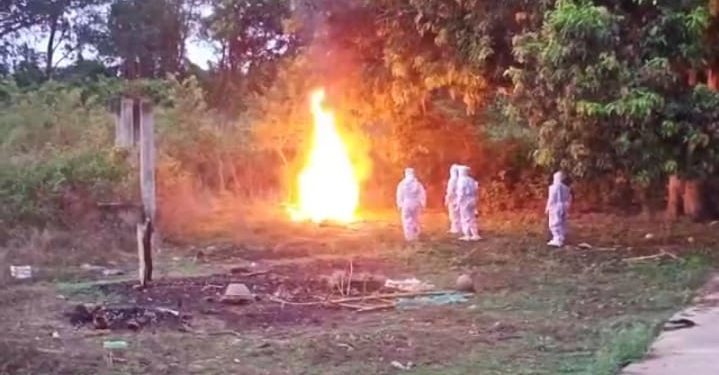 ପ୍ରଶାସନ ର ସହାୟତା ରେ ବୃଦ୍ଧ ଙ୍କ ଶବ ଦାହ