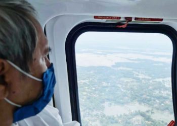 ମୁଖ୍ୟମନ୍ତ୍ରୀ ଶ୍ରୀ ନବୀନ ପଟ୍ଟନାୟକ ଆଜି ହେଲିକପ୍ଟର ଯୋଗେ ଆକାଶମାର୍ଗରୁ ବାତ୍ୟା ଷୟଷତି ଆକଳନ କରିଥିଲେ