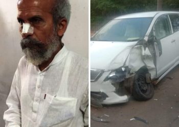 କେନ୍ଦ୍ରମନ୍ତ୍ରୀ ପ୍ରତାପ ଚନ୍ଦ୍ର ଷଡ଼ଙ୍ଗୀଙ୍କ ଗାଡି ନୀଳଗିରି ପୋଡାଶୂଳ ନିକଟରେ ଦୁର୍ଘଟଣା