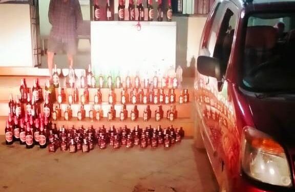 ଚୌଦ୍ୱାର ପୁଲିସ; ଚୋରା ମଦ ବିପୁଳ ପରିମାଣର ଜବତ – ୱାଗନର ଗାଡ଼ିକୁ ପୁଲିସ ଜବତ – ଜଣେ ଅଟକ