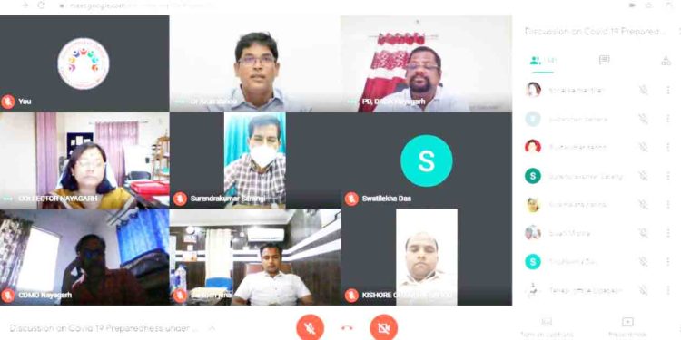 ନୟାଗଡ ବିଧାନସଭା ନିର୍ବାଚନ ମଣ୍ଡଳୀ ରେ ଜିଲ୍ଲାପାଳ ଙ୍କ କରୋନା ସମୀକ୍ଷା ବୈଠକ