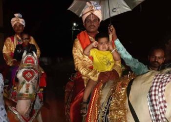 ଡିଜେ,ଘୋଡାଗାଡିରେ ବସି ପୁଅ ବାହାଘର ମହଙ୍ଗା ପଡିଲା ; ବାପା, ୨ ପୁଅଙ୍କ ନାମରେ ମାମଲା