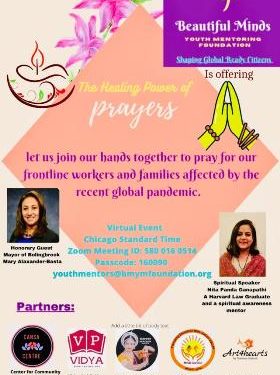 ‘ବିଉଟିଫୁଲ ମାଇଣ୍ଡସ’ ପକ୍ଷରୁ ଆନ୍ତର୍ଜାତିକ ୱେବ୍ ପ୍ରାର୍ଥନା ସଭା ଆୟୋଜନ