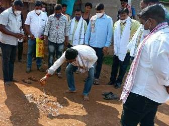 ବହୁ ପ୍ରତୀକ୍ଷିତ ରାସ୍ତା କାର୍ଯ୍ୟ ଆରମ୍ଭ।