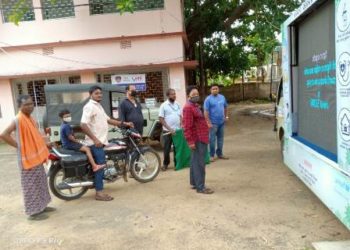 ଡମପଡା ବ୍ଲକ ର ୧୨ଗୋଟି ପଞ୍ଚାୟତ ରେ ଗଡ଼ିଲା କରୋନା ସଚେତନତା ରଥ