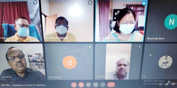 କେନ୍ଦ୍ରାଂଚଳ ରାଜସ୍ୱ ଆୟୁକ୍ତଙ୍କ ନୟାଗଡ଼ର କୋଭିଡ୍‌ ପରିସ୍ଥିତି ଉପରେ ସମୀକ୍ଷା  