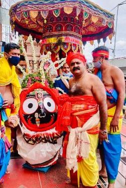 ବାଙ୍ଗାଲୋର ଠାରେ ସାଂକେତିକ ରଥଯାତ୍ରା ଉତ୍ସବ ପାଳନ