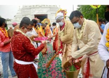 ଦିଲ୍ଲୀ ରଥଯାତ୍ରାରେ ଦୁଇ କେନ୍ଦ୍ରମନ୍ତ୍ରୀ ଧର୍ମେନ୍ଦ୍ର ଓ ଅଶ୍ୱିନୀ ସାମିଲ