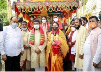 ଦିଲ୍ଲୀ ରଥଯାତ୍ରାରେ ଦୁଇ କେନ୍ଦ୍ରମନ୍ତ୍ରୀ ଧର୍ମେନ୍ଦ୍ର ଓ ଅଶ୍ୱିନୀ ସାମିଲ