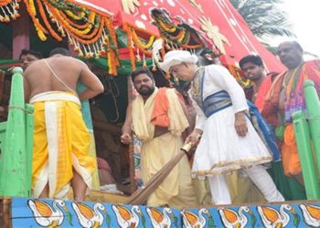 ପୁରୀ : ତିନି ରଥର ଛେରା ପହଁରା କରିବେ ଗଜପତି ମହାରାଜା
