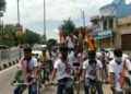 ପେଟ୍ରୋଲ, ଡ଼ିଜେଲ ଓ ଖାଉଟି ପଦାର୍ଥ ର ଅହେତୁକ ଦରଦାମ ବୃଦ୍ଧି ପ୍ରତିବାଦରେ କଂଗ୍ରେସର ସାଇକେଲ ରାଲି