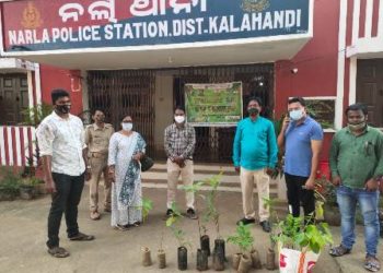 ନର୍ଲା ଥାନା ପରିସରରେ ୭୨ତମ ବନ ମହୋତ୍ସବ