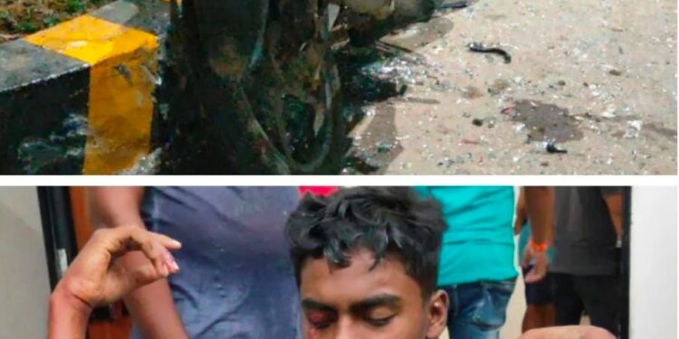 ଟାଟା ଏସି ସହ ବାଇକ୍ ଧକ୍କା, ୨ ଗୁରୁତର