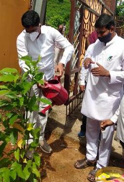ସରସ୍ବତୀ ଶିଶୁ ବିଦ୍ୟାମନ୍ଦିର ପରିସରରେ ବୃକ୍ଷ ରୋପଣ କାର୍ଯ୍ୟକ୍ରମ ଅନୁଷ୍ଠିତ