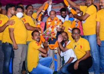 ଉତ୍କଳ ସାମ୍ବାଦିକ ସଙ୍ଘର ନବନିଯୁକ୍ତ ରାଜ୍ୟ ସଭାପତି ପ୍ରମୋଦ ପଟ୍ଟନାୟକଙ୍କୁ ବିପୁଳ ସମ୍ବର୍ଦ୍ଧନା