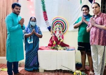 ଦୁର୍ଗାପୁର ଆଇଟି କଲୋନୀ ରେ ଗଣେଶ ପୂଜା