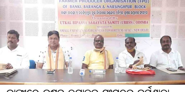 ବାଙ୍କୀରେ କୃଷକ ଉତ୍ପାଦକ ସଂଗଠନ କର୍ମଶାଳା