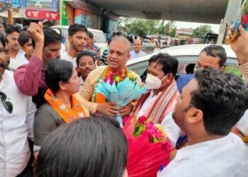 କେନ୍ଦ୍ରମନ୍ତ୍ରୀ ବିଶ୍ୱେଶ୍ୱର ଟୁଡୁଙ୍କୁ ଭବ୍ୟ ସମ୍ବର୍ଦ୍ଧନା