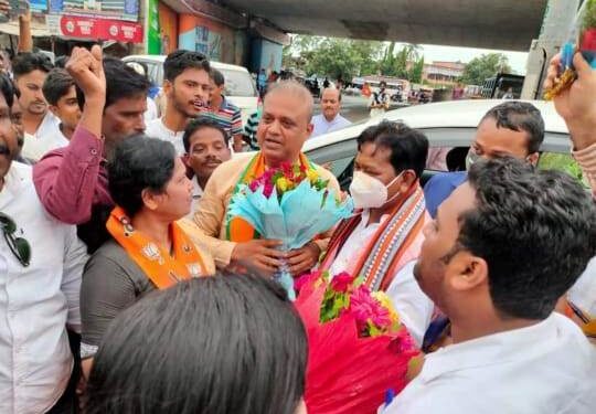 କେନ୍ଦ୍ରମନ୍ତ୍ରୀ ବିଶ୍ୱେଶ୍ୱର ଟୁଡୁଙ୍କୁ ଭବ୍ୟ ସମ୍ବର୍ଦ୍ଧନା