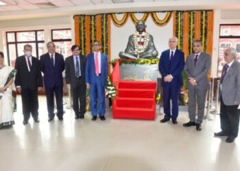 the Chief Justice N.V. Ramana of India and Patron-in- Chief of NALSA dedicated to the people ‘Aain Seva Bhavan’