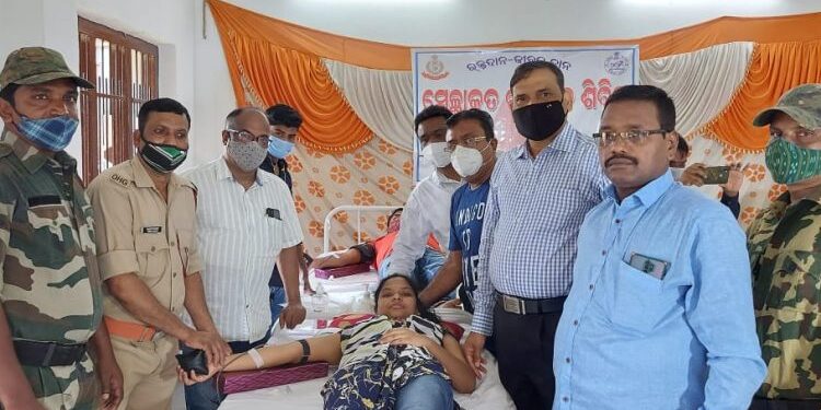 ଦାରିଙ୍ଗବାଡି ଆମ ପୁଲିସ ସମିତି ତରଫରୁ ରକ୍ତଦାନ ଶିବିର : ୧୧୪ୟୁନିଟ ରକ୍ତ ସଂଗ୍ରହ