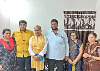 पूज्य गुरुदेव आचार्य श्री महाश्रमण जी के केसिंगा क्षेत्र  निवास स्थान पर पधारे  – राज्य सभा सांसद श्रीमान सुजीत कुमार