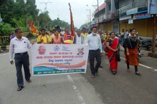 ବରଗଡ଼ରେ ଜାତିର ପିତା ମହାତ୍ମା ଗାନ୍ଧୀଙ୍କ ଜୟନ୍ତୀ ପାଳିତ ବରଗଡ଼