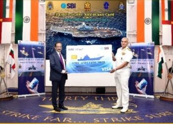 ଏସ୍‌ବିଆଇ ଓ ଭାରତୀୟ ନୌସେନା ପକ୍ଷରୁ ନାଭ୍ ଇ-କ୍ୟାସ୍ କାର୍ଡର ଶୁଭାରମ୍ଭ