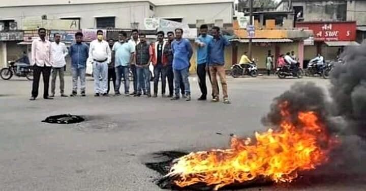 କଂଗ୍ରେସ ର ୬ଘଣ୍ଟିଆ ବନ୍ଦ ପାଳନ