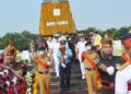 SAINIK SCHOOL WELCOMED ‘SWARNIM VIJAY MASHAAL’
