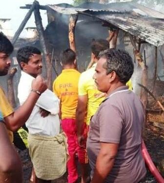 ଗଜପତି ଜିଲ୍ଲା କାଶୀନଗରବ୍ଲକ ଖାଣ୍ଡବା ପଞ୍ଚାୟତ ର ପୁରିଟିଗୁଡ଼ା ଗ୍ରାମର ଗୌଡସାହି ରେ ଅଗ୍ନିକାଣ୍ଡ ୭ଟି ଗୁହାଳ ପୋଡି ୨ବାଛୁରୀ ଆହତ