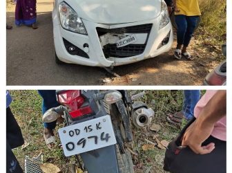 ବରଗଡ଼ ଘୁଲିପାଲିରୁ କଟାପାଲି ରାସ୍ତାରେ : ମର୍ମନ୍ତୁଦ ସଡକ ଦୁର୍ଘଟଣାରେ ତିନିଜଣ ଯୁବକ ଗୁରୁତର ଆହତ ହୋଇଥିବା ଜଣାପଡିଛି