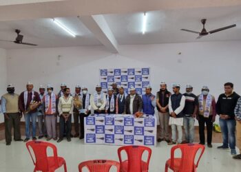 ଆପ୍ ରାଜ୍ୟ ସମ୍ପାଦକ ବିନୟ ତିୱାରୀଙ୍କ ବରଗଡ଼ ଗସ୍ତ