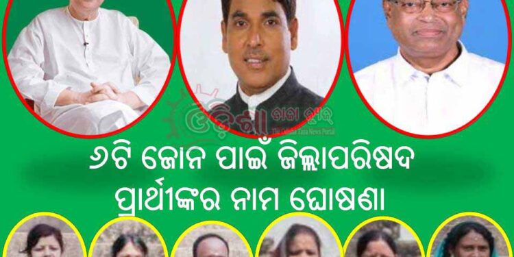 ଏବେ କମିଲା ରଣପୁର ବିଧାୟକଙ୍କର ମୁଣ୍ଡବିନ୍ଧା : ୬ଟି ଜୋନ କୁ ଦେଲେ ଜିଲ୍ଲାପରିଷଦ ପ୍ରାର୍ଥୀ