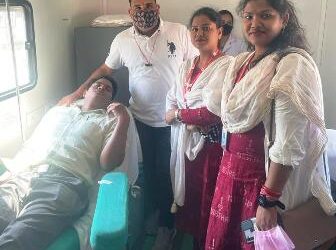 ଆକାଶ ମୋଟର୍ସ ଓ ନିଷ୍ଠା ପରିବାର ତରଫ ରୁ ରକ୍ତ ଦାନ ଶିବିର