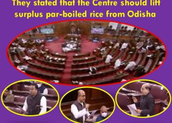 They stated that the Centre should lift surplus par-boiled rice from Odisha : which it has stopped arbitrarily