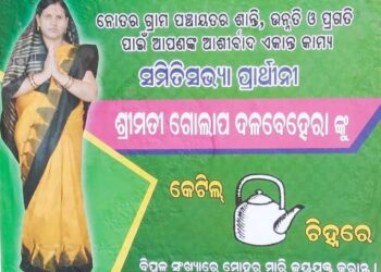ନୋତର ପଞ୍ଚାୟତ ରେ ବିଜେଡିର ବାଜୁଛି ଶୁଭ ଶଙ୍ଖ : ସମିତିସଭ୍ୟା ପ୍ରାର୍ଥୀନୀ ଙ୍କ ଜୟଜୟକାର…