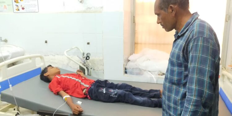 ନର୍ଲାରେ ପ୍ରଥମ ଅଂଶୁଘାତର ଶିକାର ୧୨ ବର୍ଷର ବାଳକ ତସବିର୍