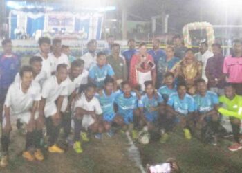 ରାତ୍ରି କାଳୀନ ଫୁଟବଲ ଟୁର୍ଣ୍ଣାମେଣ୍ଟରେ ପପୁ ବ୍ରଦରର୍ସ କେସିଙ୍ଗା ଚମ୍ପିୟାନ