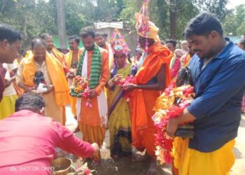 ନୂଆ ଘସର୍ଡା ଠାରେ ନୂତନ ହନୁମାନ ମନ୍ଦିର ପ୍ରତିଷ୍ଠା : ମହିଳା ମାନଙ୍କ ଦ୍ୱାରା କଳସ ଯାତ୍ରା