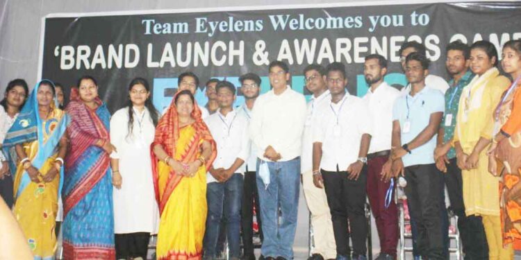 ଆଇ ଲେନ୍ସ କମ୍ପାନୀ ର ଶୁଭ ଉଦଘାଟନ ଓ ଚକ୍ଷୁ ରୋଗ ସଚେତନତା ଶିବିର