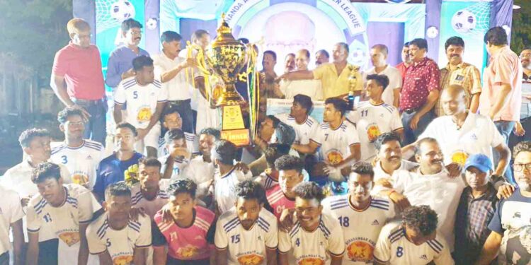 ଚତୁର୍ଥ ଆନନ୍ଦ ଆଚାର୍ଯ୍ୟ ଫୁଟବଲ ପ୍ରୀମିୟାର ଲିଗ୍ : ବୋଡାସମ୍ବର ଏଫ୍ ସି ଚମ୍ପିୟାନ