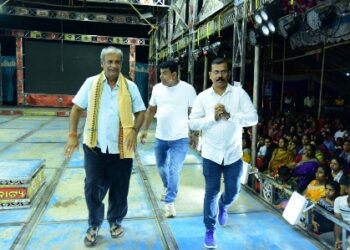ବ୍ରହ୍ମେଶ୍ୱର ଦୋଳ ମେଳଣ ଉଦ୍‌ଯାପିତ ଯୋଗଦେଲେ : ମନ୍ତ୍ରୀ ଅଶୋକ ଚନ୍ଦ୍ର ପଣ୍ଡା