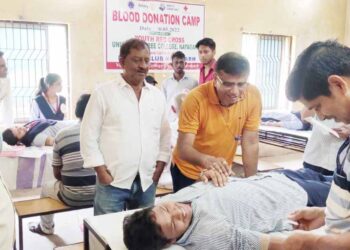 ନୟାଗଡ଼ : ରୋଟାରୀ କ୍ଲବର ମିଳିତ ଆନୁକୂଲ୍ୟରେ – ରକ୍ତଦାନ ଶିବିର ଅନୁଷ୍ଠିତ