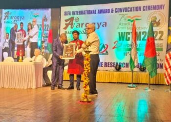 ଯୁବ ଡକ୍ଟର ନରସିଂହ ପ୍ରସାଦ ଚରତିଙ୍କୁ ସର୍ବୋତ୍ତମ ପଦକ “ଆରୋଗ୍ୟରତ୍” ୨୦୨୨ ” ରେ ଭୂଷିତ