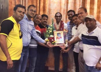 ପ୍ରମୋଦ ଭଗତ ଙ୍କୁ ପ୍ଲେୟାର୍ସ କ୍ଲବ ପକ୍ଷରୁ ସମ୍ବର୍ଦ୍ଧନା